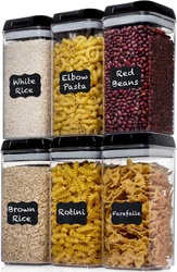 The airtight design preserves the foods freshness while the transparent body lets you see the contents easily. You wont...