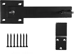 Installation & Maintain:Slotted mounting screws, sliding barn door flip latch includes all the installation...