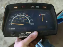 Up for sale is the gauges off a 1984 yamaha riva 180 cc good working gauges.