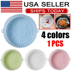 The air fryer silicone pot is made of high-quality silicone material, which is resistant to high temperature. 1 x Air...
