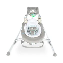 Keep your baby calm and comfortable in this multi-functional swing chair. There are 2 position seat reclines designed...