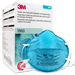 Particulate Respirator / Surgical Mask. NIOSH N95 Approved: 84A-0006. FDA cleared for use as surgical mask. Braided...