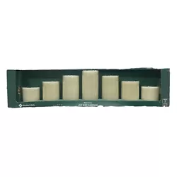 Members Mark 7-Piece Flameless Candle Pillar Set with Remote and Timer is ideal for any year-round decorative...