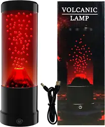 Lamp Type Lava Lamp. Color Volcano. Our night light for bedroom also designed with an ultra-quiet water pump, which...