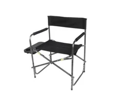 Ozark Trail Camping Chair, Black. Ozark Trail. 600D polyester fabric with PE coating. Black chair. Seat height from...