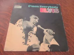 33 tours ELVIS PRESLEY cmon everybody (made in germany).