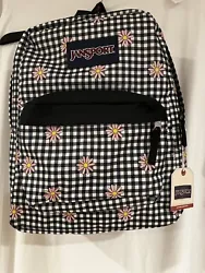 Jan sport superbreak school backpack Gingham Daisy. JS00T50154S. 1,550 Cubic. New with tags / made in Cambodia