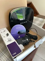 Belkin 4-Port Gigabit Wireless N Router (F9K1103) N750 DB 450 to 900 Mbps 2 USB.  Bought this and did not end up using...