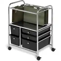 The drawers underneath have ample room to. Wheel it wherever you need it. Assembly Details: Adult Assembly Required,...