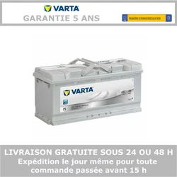 CCA (SAE) 920A. Capacité (C20) 110Ah. Pour plus de puissance et des performances optimales, les batteries VARTA®...