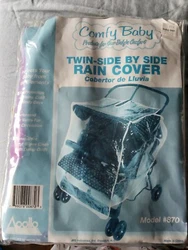 Apollo model #870 Comfy Baby Twin Side By Side Stroller Rain Cover.  See pixtures for desceiption Twin side by side...