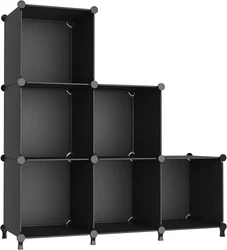 Multi-purpose Shelf: This cube shelf organizer is widely used as closet organizer for bedroom, toy storage cabinet in...