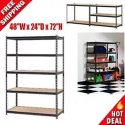 It will help to keep your space clutter-free by giving everything its very own place. Muscle Rack shelving unit size:...