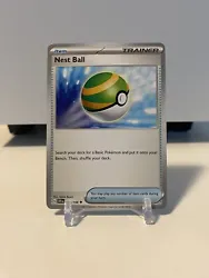 Nest Ball - 181/198 2023 Scarlet & Violet Uncommon Trainer Pokemon - NM/MINT. please look at the pictures for the...