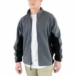 Microfleece Jacket. 100% polyester anti-pill microfleece. Occasion: Athletic. Color: Grey. Age: Adult.