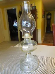 Antique Oil Lamp 18.5