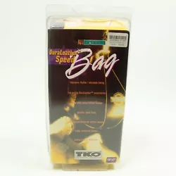 TKO Dura Leather SPEEDBAG Boxing Punching Speed Bag 10x7Opened packaging. 