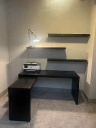 Used - Black - Pull out L shape desk - IKEAPrinter not included Great for working from home. Spacious. Sturdy. Looks...
