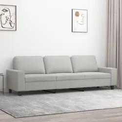 This 3-seater sofa is an excellent place for chatting; reading; watching TV or just relaxing. Comfortable seat...