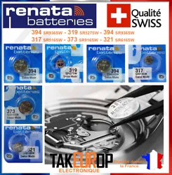 Renata V321 - SR616SW : Diamètre 6.8mm, Hauteur 1.7mm, Tension 1.55V. Renata V329 - SR731SW : Diamètre 7.9mm, Hauteur...