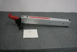 Cam style fence for a 137 series table saw ( table must have square front rail ). Fence is in good working order, has...