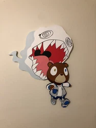 20” tall hand painted cutout