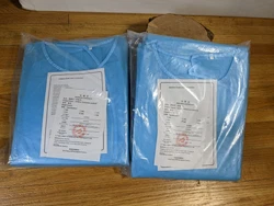 (2) 10 pack Disposable Isolation Gown Blue non medical 180.  Countless uses for them. Dress up, keep clean. Maybe use...