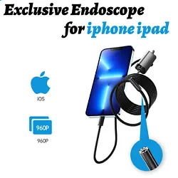 8mm Endoscope For iPhone HD 960P Endoscope.