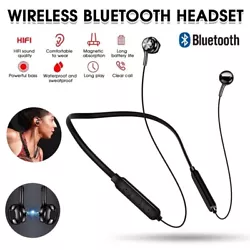 Features: Hanging Neck, Wireless, Bluetooth, Stereo, Magnetic Adsorption. The earphone adopts Bluetooth 5.0 chip, which...