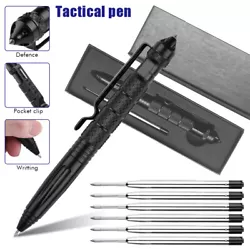 Writing: A comfortable tactical pen with a round nib. Best Gift: The best gift for your family,lover,yourself.Pocket...