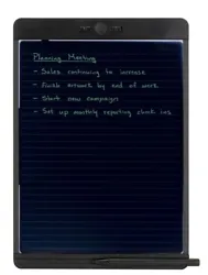Boogie Board Blackboard Authentic Reusable Notebook with Letter-Size Writing Tablet with Stylus, Instant Erase and...