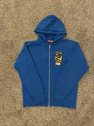 Hoodie has an oil stain across the left shoulder!Is in a good condition with No other flaws