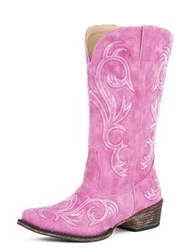 Snip Toe Fashion Profile – Snip Toe Western Cowboy Boot With Traditional Western Heel And Long Wearing Rubber Sole....