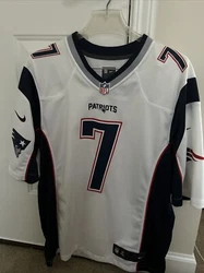 Patriots Away Jersey CUSTOM Jacoby Brissett #7.