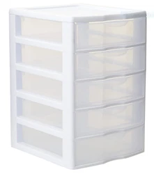 Multiple units can stack on top of each other to create customized storage solution. Units are stackable to create a...