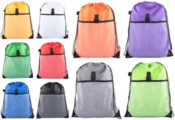 The Mato & Hash Drawstring bag with pockets is the perfect bag for any activity.