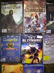 16 OLD COMPUTER STRATEGY GAMES ,COMPANY OF HEROES,CODENAME:PANZERS,PIRATES! EUROPA UNIVERSALIS 3 COMPLETE , SUDDEN...
