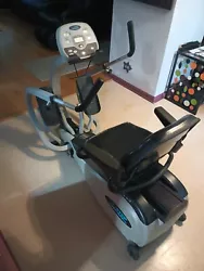 NuStep TRS 4000 Recumbent Cross trainer Elliptical Rehabilitation Machine. Seat shows wear and has been taped. Works...