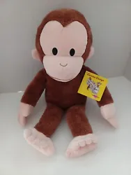 Kohls Cares Curious George Plush Brown Monkey Stuffed Animal Plushie 14 Inches  Brand new with tags!   Thanks!
