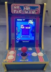 This is in good condition and has been tested and works great. Ms Pac-Man Counter-Cade only slight defect is in the...