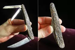 Je vous propose cet ancien couteau 3 pièces. Pour collection !