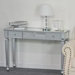 This is our Three Drawers Mirror Table Dressing Table Console Table, which has a beautiful appearance. With its...