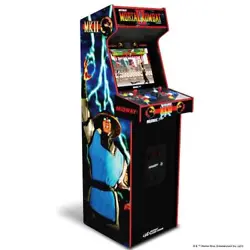 Get over here! Arcade1Up is back with Mortal Kombat Deluxe Edition. The faux front coin door provides that authentic...
