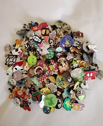 No duplicates and a variety for up to 200 pins (4 lots). All these Disney trading pins have the cute Disney rubber...