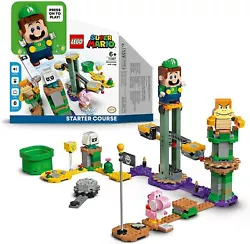 Nom de modèle LEGO Super Mario Luigi Starter Course Toy 71387. Personnage de dessin animé Luigi. Objectif...