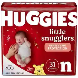 With up to 12 hours of gentle skin protection for your baby’s delicate skin, Huggies Little Snugglers Diapers are our...