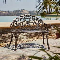 The highlight is the hollowed rose design. The stylish design on the backrest provides a stylish look, and the bench is...