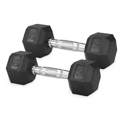 This set includes two 10 lb weights per order, a total of 20 lbs. Perform everything from bicep curls and shoulder...