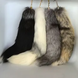 Raccoon fur Tail length:25-30cm/10