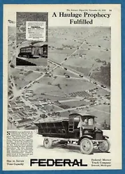 Original ad from 1918 magazine. Very good condition.